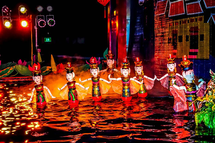 culture Vietnam marionette eau